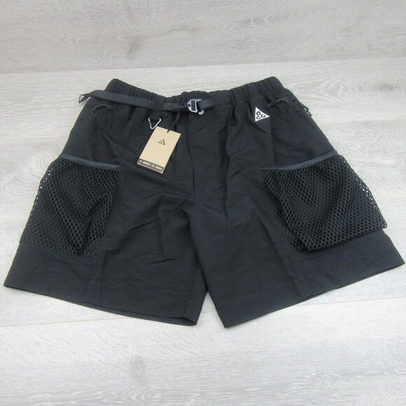 Nike ACG "Snowgrass" Cargo Shorts Mens Size Medium Black NEW - Picture 4 of 16